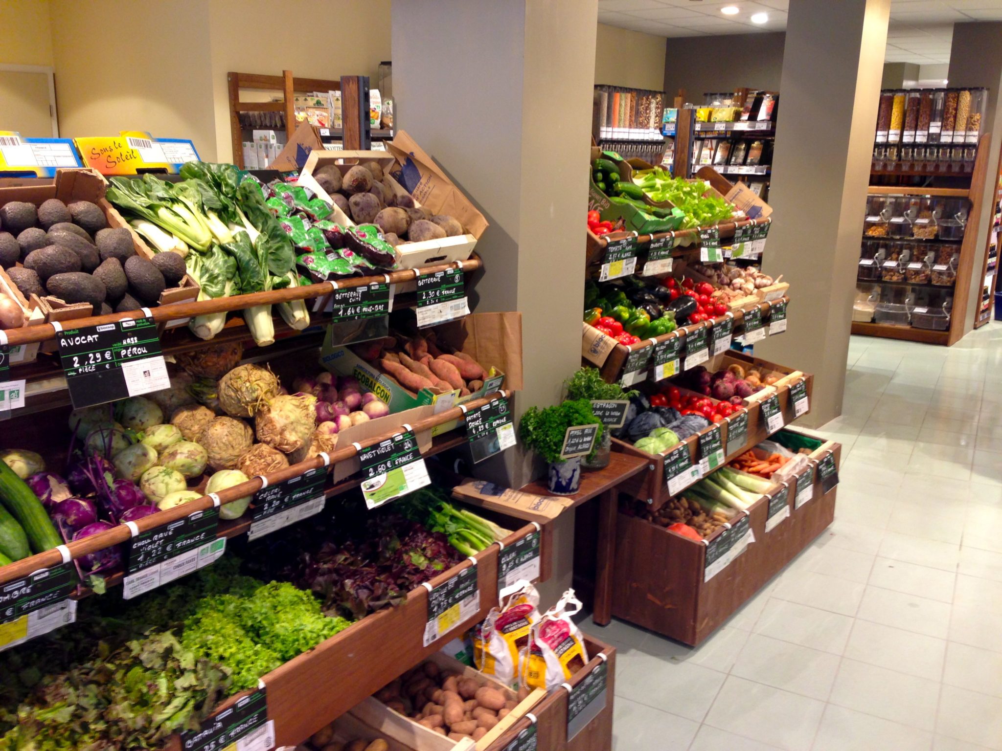 Nouvelle épicerie bio BIOCOOP Quai des Halles à Strasbourg