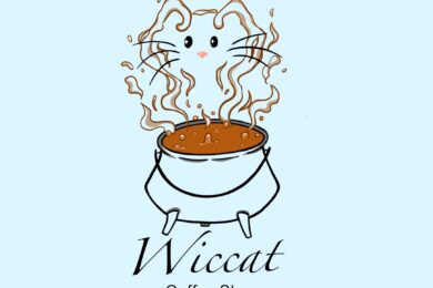 Wiccat bar à chats Strasbourg projet décoration logo